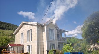 Sakarya'da bir villada çıkan yangın hasara neden oldu