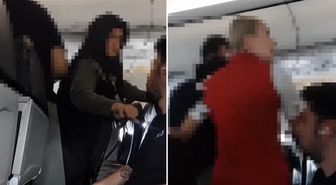 THY uçağında yolcu herkesin içinde tuvaletini yaptı