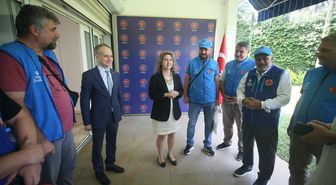 Türkiye'nin Fildişi Sahili Büyükelçisi Barım, TDV heyetiyle bayramlaştı