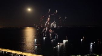 Yenikapı Sahili'nde 1453 dronla fetih şöleni