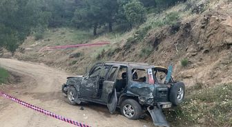 Aydın'da şarampole devrilen cipin sürücüsü öldü, 2 kişi yaralandı