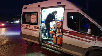 Çorum'da iki otomobilin çarpıştığı kazada 3'ü ağır 7 kişi yaralandı