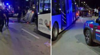 Diyarbakır'da belediye otobüsü otomobili biçti: 2 kişi hayatını kaybetti