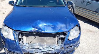 Hatay'da iki otomobilin karıştığı kazada 1 kişi yaralandı
