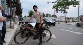 Milano'dan Tokyo'ya uzanan bisiklet yolculuğuna Düzce molası
