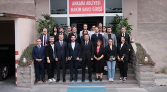 Ankara Adliyesi'nde bayramlaşma töreni yapıldı
