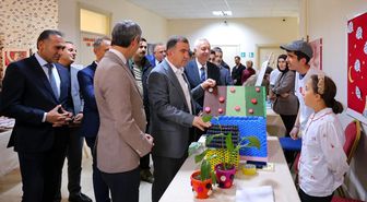 Bayburt'ta özel öğrenciler projelerini bilim fuarında sergiledi