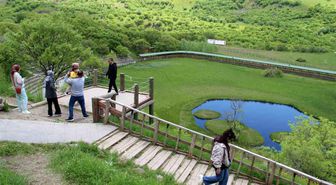 Bingöl'deki Yüzen Adalar'a bayramda ziyaretçi akını