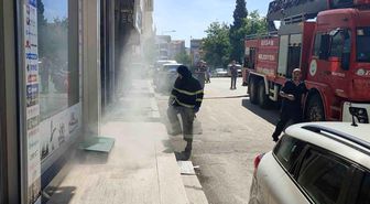 Keşan'da saunada yangın: 4 kedi kurtarıldı