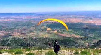 Cudi Dağı'nda gökyüzüne adrenalin yolculuğu