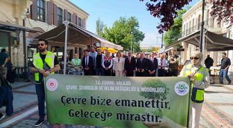 Edirne'de Türkiye Çevre Haftası Kortej Yürüyüşü ve Törenle Kutlandı