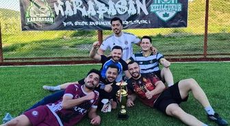 Kızılçukur Köyü'nde futbol turnuvası gerçekleştirildi