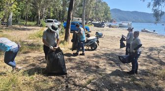 Marmaris'te 9 günlük bayram tatilinde 3 bin 250 ton atık toplandı