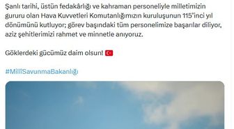 MSB, Hava Kuvvetleri Komutanlığı'nın 115. yıl dönümü için video klip paylaştı