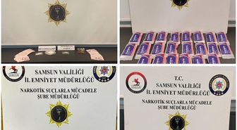 Samsun'da uyuşturucu operasyonunda 9 zanlı yakalandı