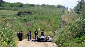 Tekirdağ'da menfeze düşen otomobilin sürücüsü öldü