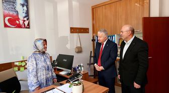 Aksaray Valisi Duru, DSİ Aksaray Şube Müdürlüğünü ziyaret etti