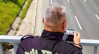 Bilecik'te drone destekli trafik denetimi