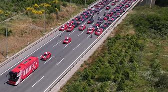 Bizim Çocuklar'ı Dünya Kupası'na uğurlayan konvoy dünya basınında