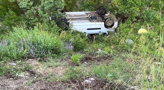 Burdur'da otomobil takla attı: 1 ölü, 2 yaralı
