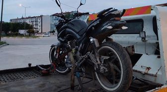 Edirne'de abart egzozlu motosiklet sürücüsüne 27 bin lira ceza