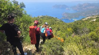 Fethiye'de yamaç paraşütü kazasında 2 kişi yaralandı