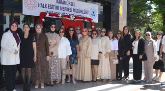 Karamürsel Halk Eğitim Merkezi yıl sonu sergisi açıldı