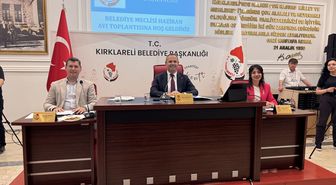Kırklareli Belediye Meclisi toplantısı yapıldı