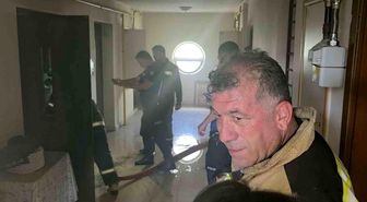 Kütahya'da apartmanda yangın paniği: 2 kişi dumandan etkilendi