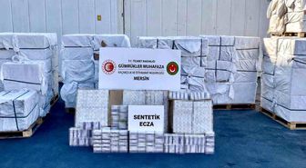 Mersin Limanında dev ilaç operasyonu: 4,9 milyar liralık kapsül ele geçirildi