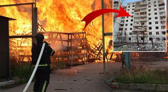 Rusya, Kiev'i yangın yerine çevirdi! Çok sayıda ölü ve yaralı var