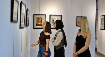 Samsun'da 'İZ Baskı Sergisi' sanatseverlerle buluştu