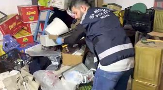 Samsun'da kaçak ürün operasyonu