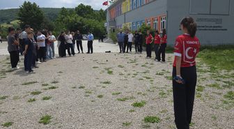 Samsunspor Bocce Takımı Gökçeboğaz Ortaokulu'nu ziyaret etti