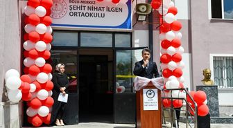 Şehit Binbaşı Nihat İlgen'in adı Bolu'da okula verildi