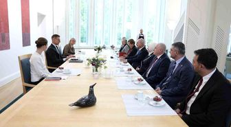 TBMM Başkanı Kurtulmuş, Finlandiya Cumhurbaşkanı Stubb ile görüştü
