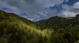 Trabzon'da doğal güzellikler havadan görüntülendi