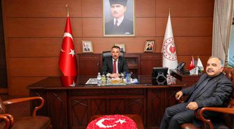 Vali Hacıbektaşoğlu, İl Müftüsü Demir'i kabul etti