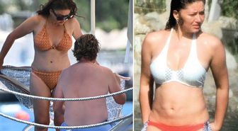 Yaz sezonunu açan Nurgül Yeşilçay Marmaris’te bikiniyle yakalandı