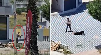 Emekli polisin oğlunu öldürdüğü anlar ortaya çıktı! Şarjör bitene kadar ateş etti