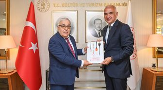 Kültür ve Turizm Bakanı Ersoy, Rusya Büyükelçisi Verşinin'i Kabul Etti