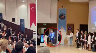 Bölüm başkanı 'Diplomanızı vermiyorum' dedi, salon karıştı