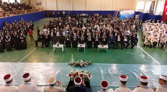 Erzurum'da hafızlığını tamamlayan 111 öğrenci icazet aldı