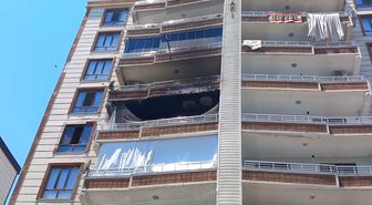 Evin çocuk odasında çıkan yangında 1 kişi dumandan etkilendi