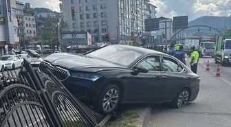Giresun'da trafik kazasında 4 kişi yaralandı