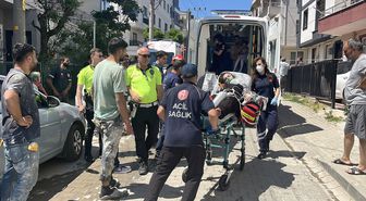 Hamile kadın ve 2 çocuğu yangında dumandan etkilendi