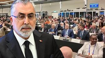 İsrailli diplomata Bakan Işıkhan ve Türk heyetinden protesto! Konuşmasını tamamlayamadı
