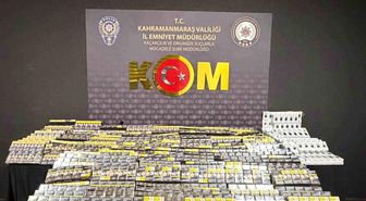 Kahramanmaraş'ta kaçak sigara ve tütün operasyonu