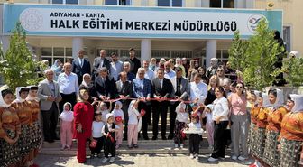 Kahta'da 'Hayat Boyu Öğrenme Haftası' kapsamında sergisi açılış düzenlendi
