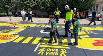 Keban'da ilkokul öğrencilerine tafik eğitimi verildi